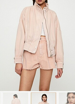 Pull and bear kadin boomber ceket