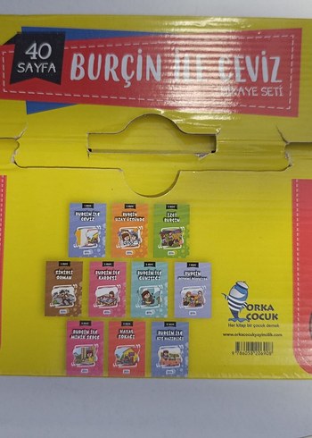 Burçin ile Ceviz Hikaye Seti - 40 Sayfa