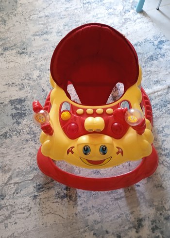 Renkli Kırmızı Bebek Yürüteci - Görsel 5