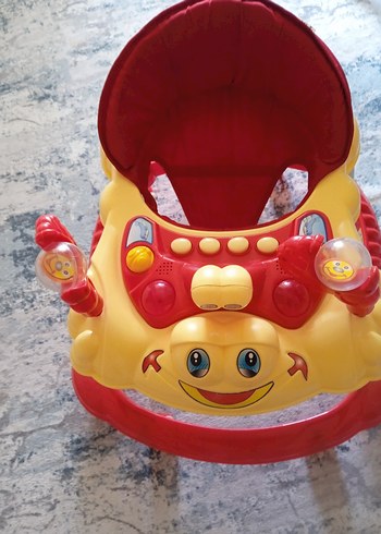 Renkli Kırmızı Bebek Yürüteci - Görsel 6