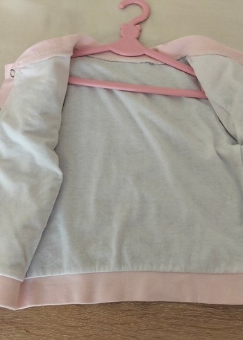 Kız Çocuk Lila-Pembe mevsimlik Ceket - Görsel 7