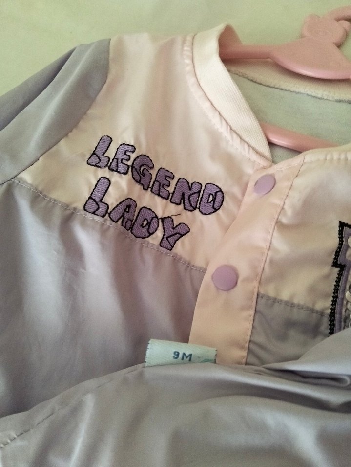 Kız Çocuk Lila-Pembe mevsimlik Ceket - Görsel 5