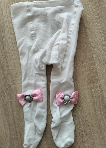 Dantel Detaylı Pembe Bebek Kız Doğum günü Kıyafet Seti - Görsel 7