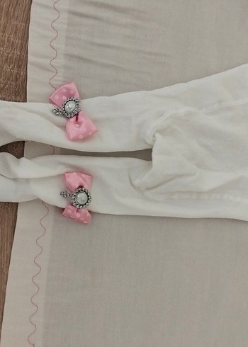 Dantel Detaylı Pembe Bebek Kız Doğum günü Kıyafet Seti - Görsel 9