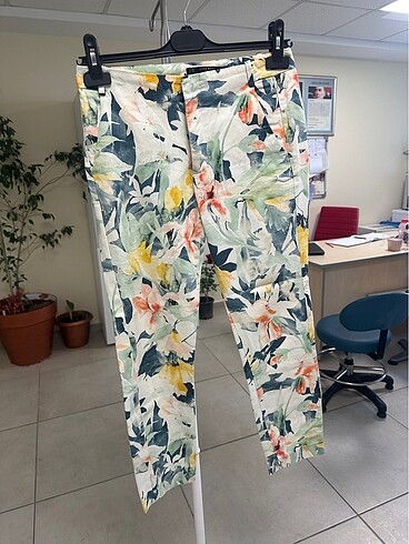 Zara desenli pantolon
