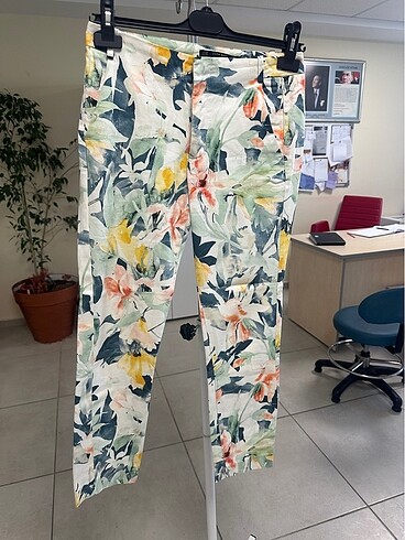 Zara Zara desenli pantolon