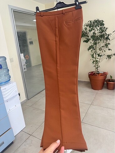 xs Beden Koton tarçın rengi pantolon