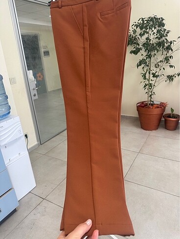xs Beden kahverengi Renk Koton tarçın rengi pantolon