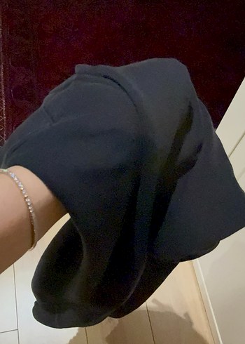 Siyah Rahat Kesim erkek Eşofman Altı - Görsel 11