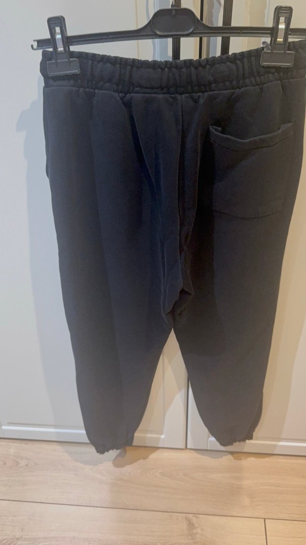 Siyah Rahat Kesim erkek Eşofman Altı - Görsel 5