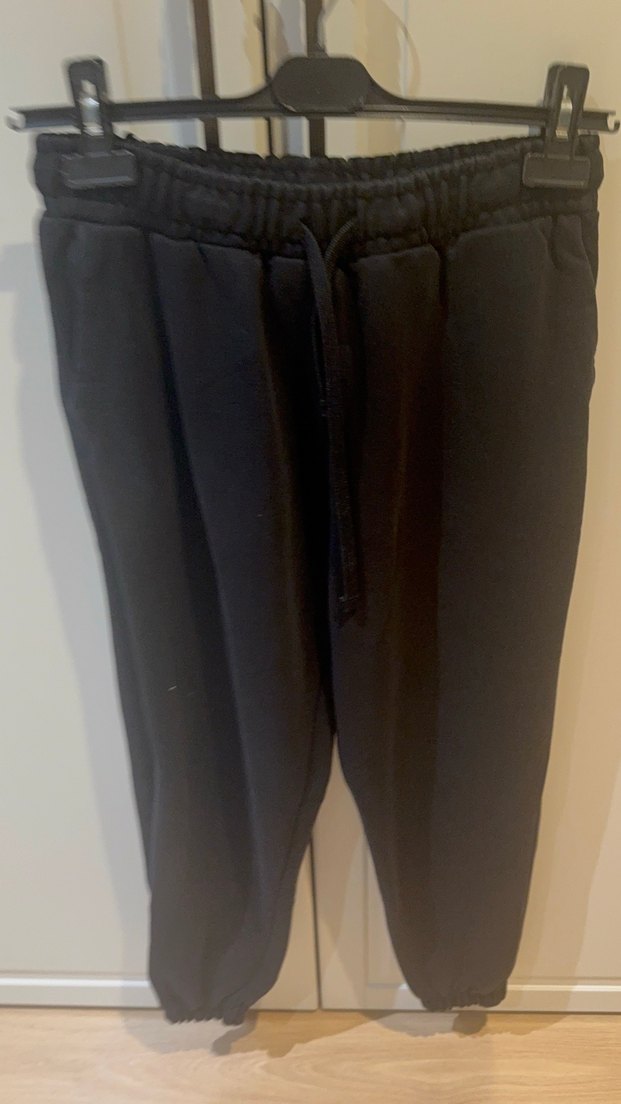 Siyah Rahat Kesim erkek Eşofman Altı - Görsel 2