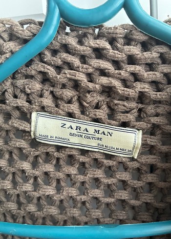 Kahverengi Örgü hırka zara - Görsel 2