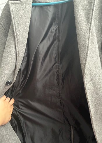 Gri erkek kaban bershka - Görsel 2