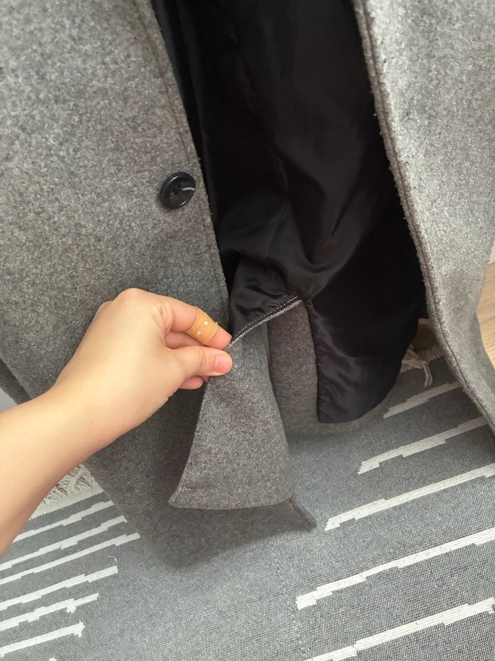 Gri erkek kaban bershka - Görsel 3