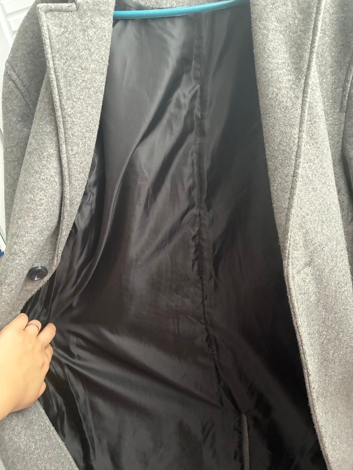 Gri erkek kaban bershka - Görsel 2