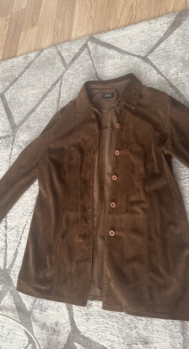 KOÇ markalı Düğmeli Kahverengi nubuk Kadın Ceket - Görsel 2