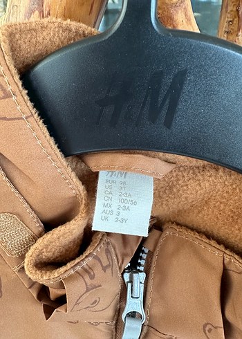 Kahverengi Kürklü Bebek Kayak Tulumu - Görsel 3