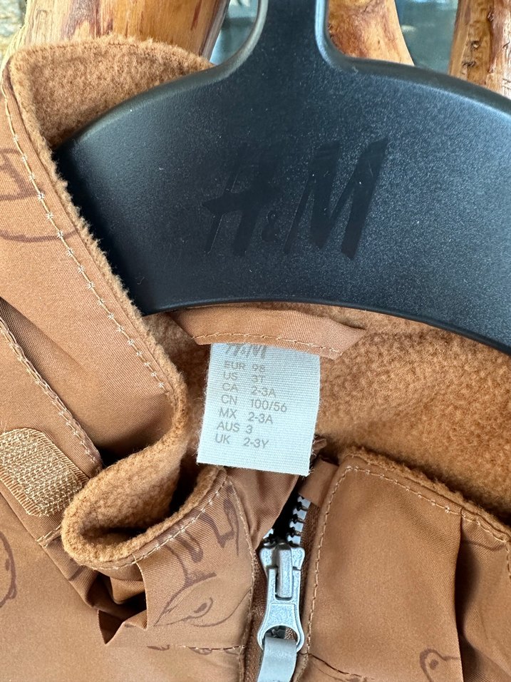 Kahverengi Kürklü Bebek Kayak Tulumu - Görsel 3