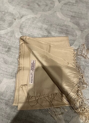 Silk home ipek şal krem