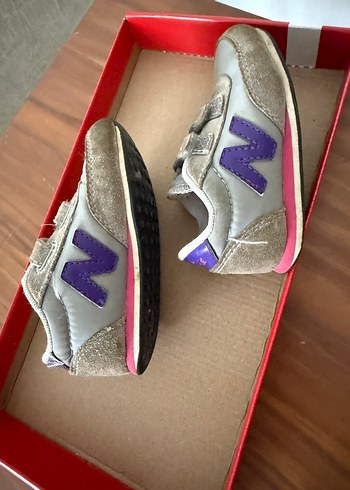 New Balance Kız Çocuk Gri Mor Sneaker