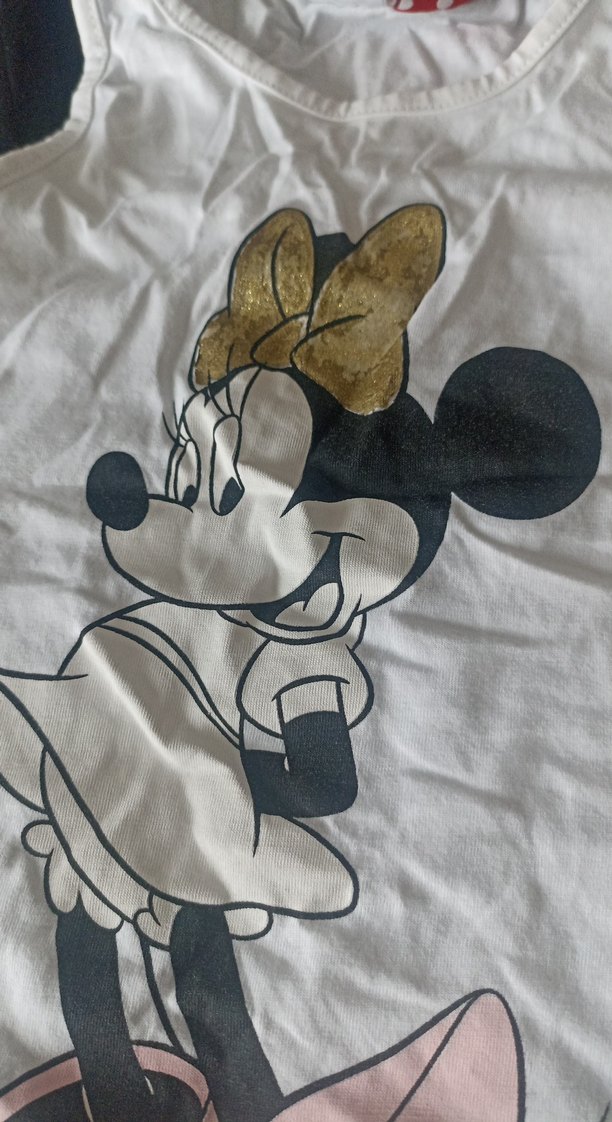 Kız Çocuk Beyaz Baskılı Atlet - Görsel 4