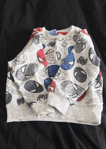 Erkek Çocuk Spiderman Örme Sweatshirt - Görsel 2
