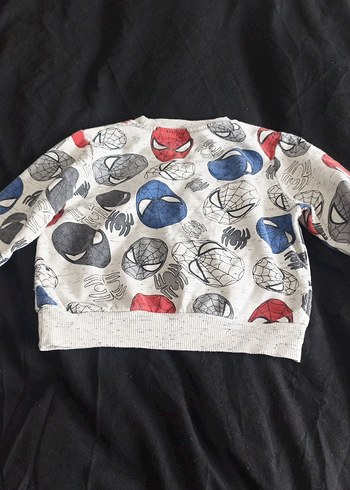 Erkek Çocuk Spiderman Örme Sweatshirt - Görsel 3
