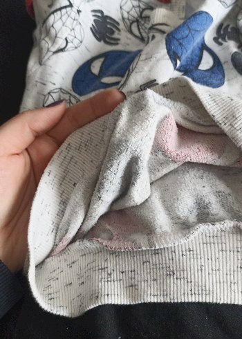 Erkek Çocuk Spiderman Örme Sweatshirt - Görsel 5