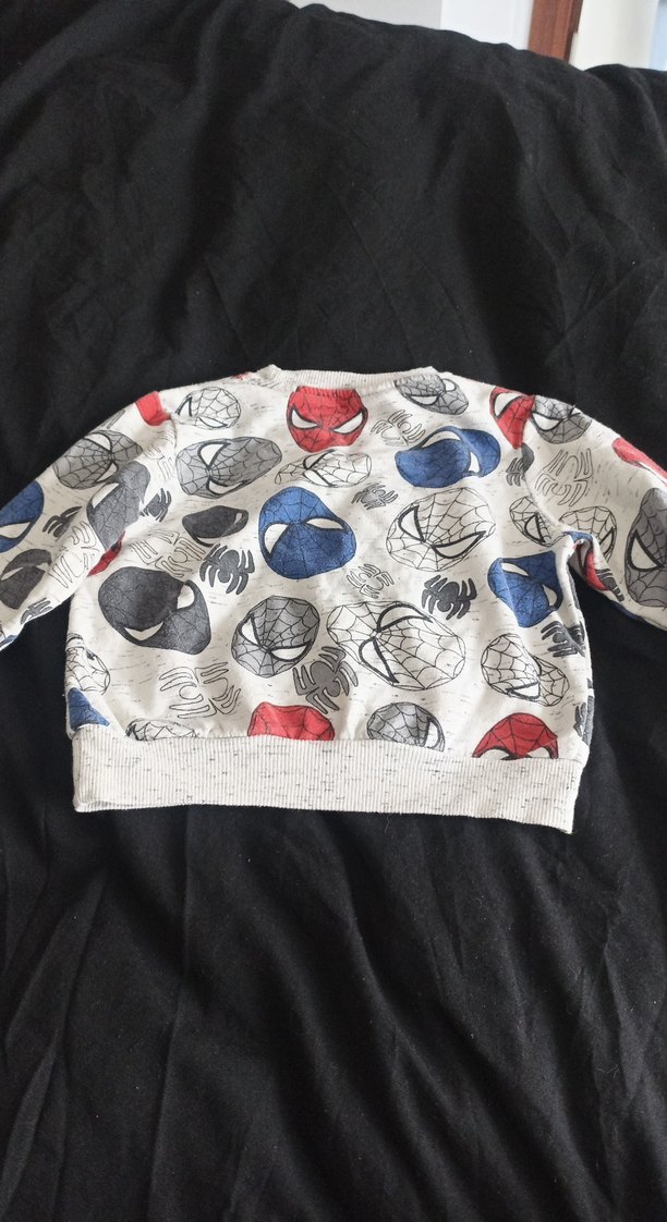 Erkek Çocuk Spiderman Örme Sweatshirt - Görsel 3