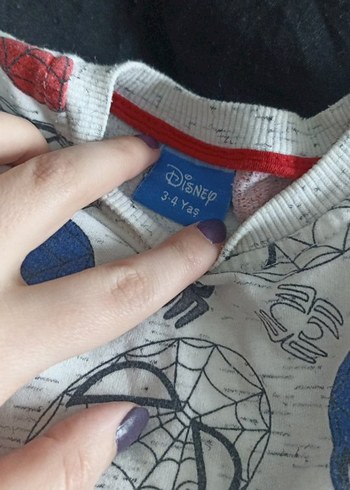 Örme Pamuklu Spiderman Erkek Çocuk Gri Sweatshirt - Görsel 4