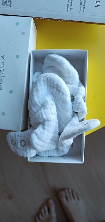 Babyzilla 0-6 ay muslin patik