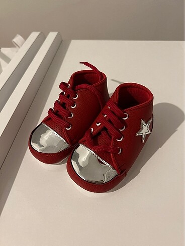 Kırmızı Converse Tipi Ayakkabı