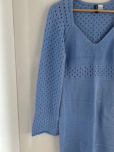 s Beden mavi Renk H&M Triko Elbise