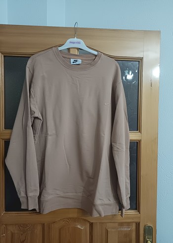 Nike Bej Oversize Sweatshirt - Görsel 2
