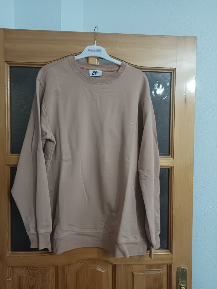 Nike Bej Oversize Sweatshirt - Görsel 2