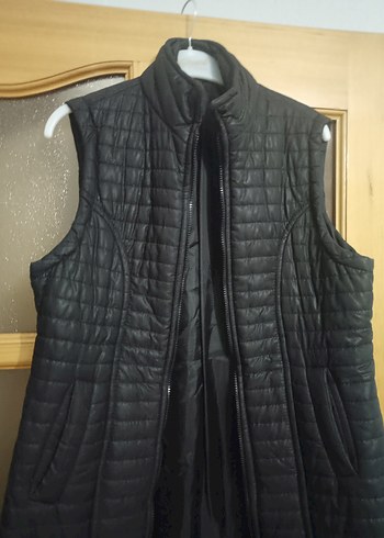 Kadın Siyah Fermuarlı Yelek - Görsel 4