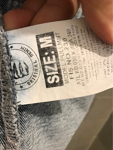 m Beden mavi Renk Kot ceket