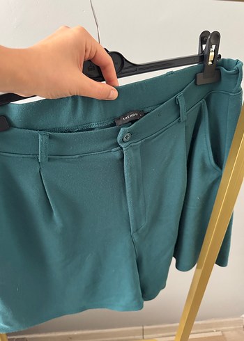 xl Beden Koyu yeşil rahat şort