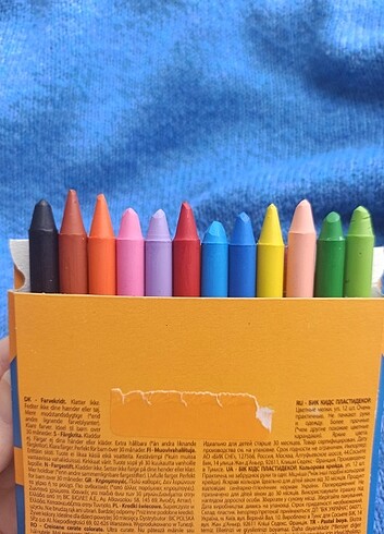  Beden Bic Kids iz bırakmayan 12'li kuru pastel