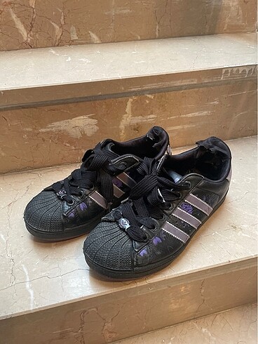 Orijinal Adidas Süperstar hakiki deri Limited Edition