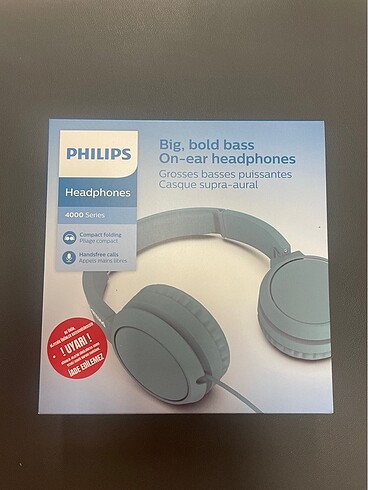Philips 4000 Series TAH4105 Kablolu Kulaklık HEDİYE GELDİ GARANT