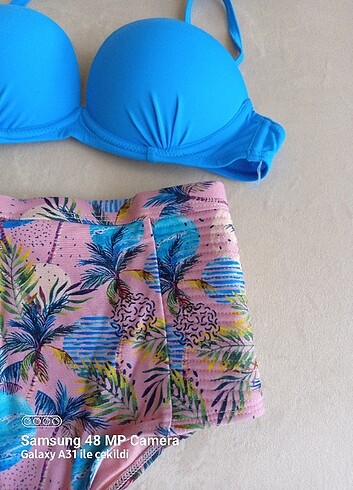 s Beden mavi Renk #Penti bikini takımı 