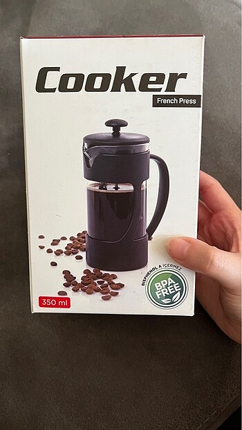 Beden French Press 350 ml ölçek dahil