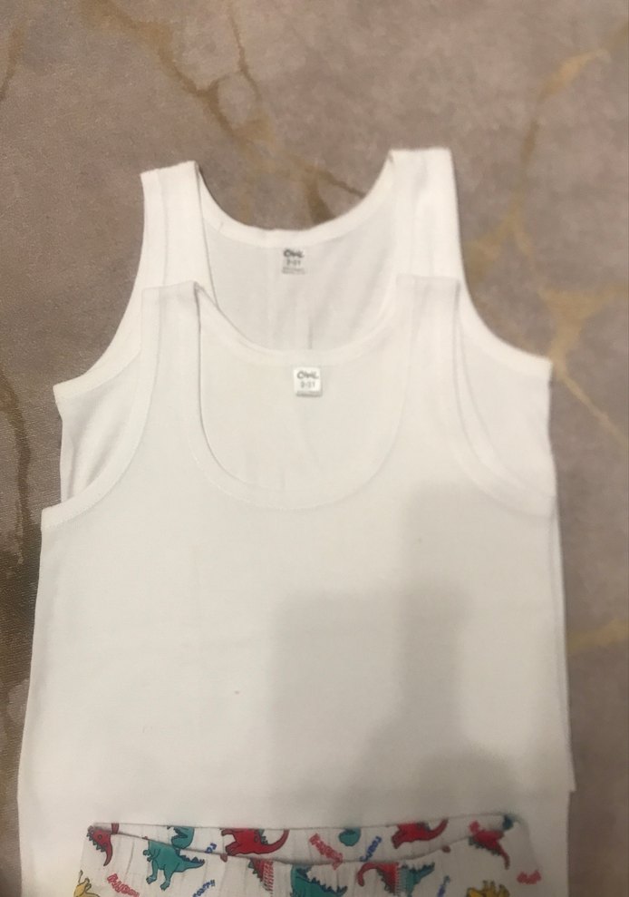 Renkli Desenli Erkek Çocuk Atlet ve Boxer Takımı - Görsel 3