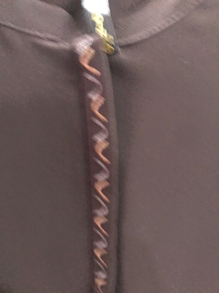 Kahverengi Uzun Fermuarlı Kadın Ferace - Görsel 4