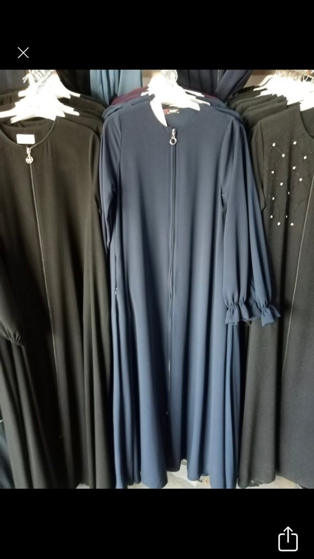 Bej Kadın Fermuarlı Uzun Jerace 54-56 beden - Görsel 3