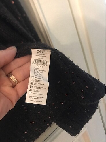 s Beden kahverengi Renk ON fashion hırka