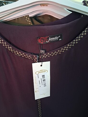 52 Beden bordo Renk Ferace