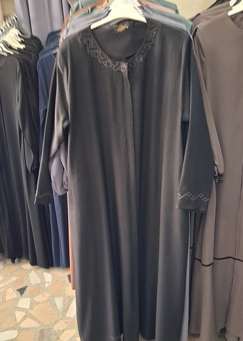 Diğer Jamila Siyah Uzun Kollu Kadın Ferace