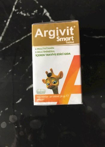 Argivit Smart Multivitamin ve Multimineral Tablet 30'lu